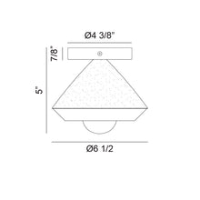 Load image into Gallery viewer, Velax Semi-Flush Mount (2 Finishes)
