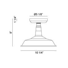 Load image into Gallery viewer, Scacchi Exterior Flush Mount- (2 Sizes)
