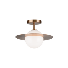 Load image into Gallery viewer, Saturn 12&quot; Semi-Flush Mount (2 Finishes)
