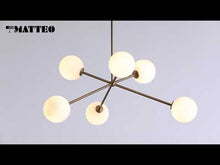 Load and play video in Gallery viewer, Novo 6 Light Chandelier (4 Options)
